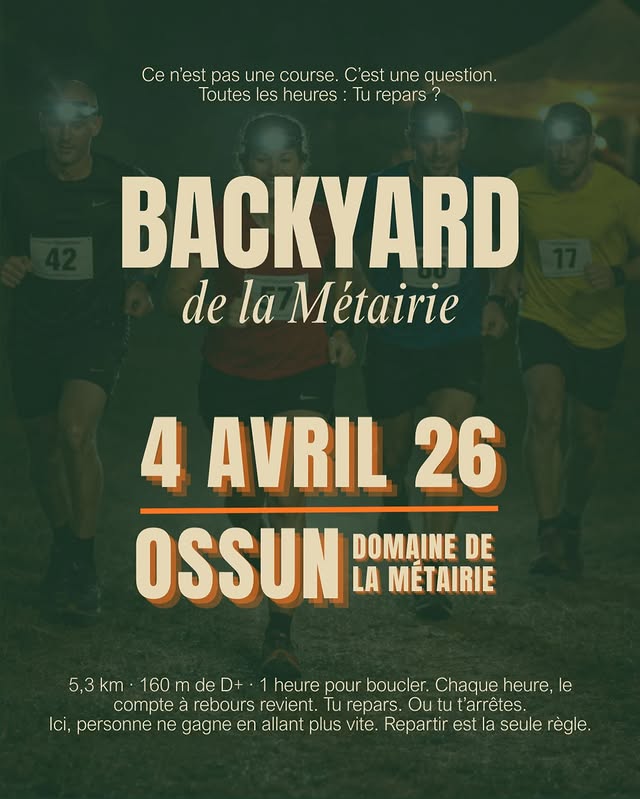 Affiche de l'évènement Backyard au Domaine de la Métairie