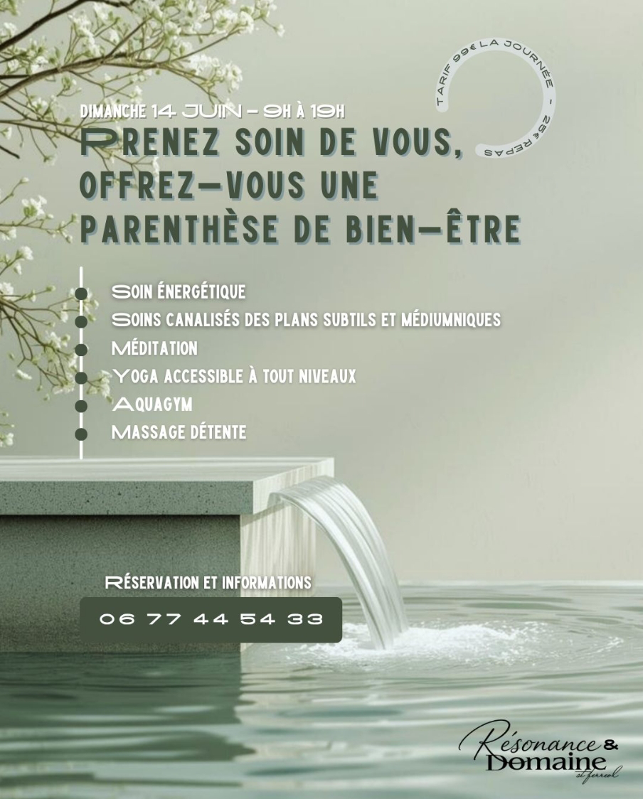 Décoration de table au Domaine